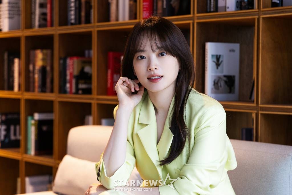 tvN 드라마 '이로운 사기'의 주연배우 천우희가 종영 인터뷰를 위해 포즈를 취하고 있다. /사진제공=H&엔터테인먼트 2023.07.19 /사진=이동훈 기자 photoguy@