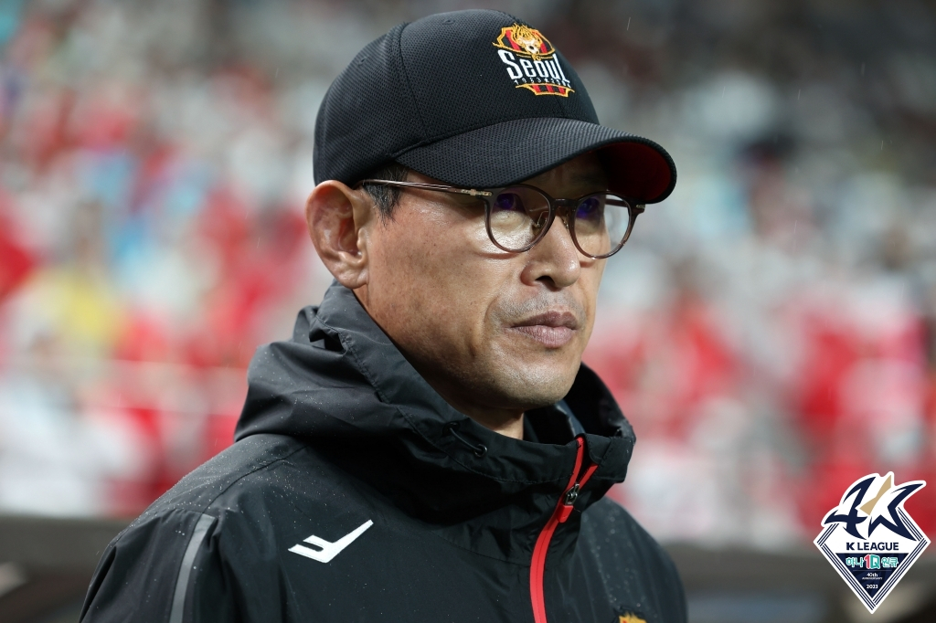 안익수 서울 감독. /사진=한국프로축구연맹