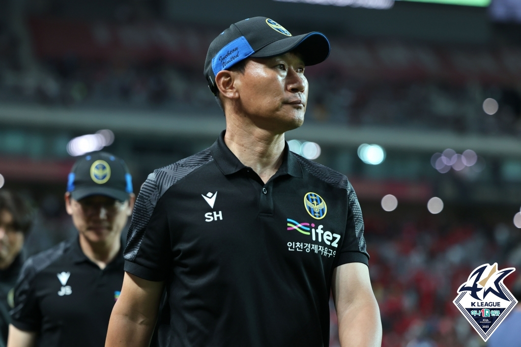 조성환 인천 감독. /사진=한국프로축구연맹