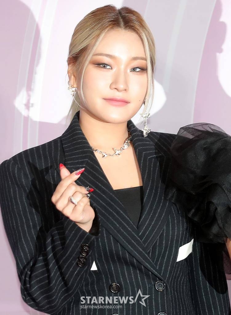 '골 때리는 그녀들' 손승연이 17일 오후 서울 마포구 상암동 SBS프리즘타워에서 진행된 '2022 SBS 연예대상'에 참석해 포즈를 취하고 있다. 2022.12.17 /사진=김창현 기자 chmt@