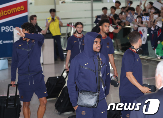 PSG 선수들. /사진=뉴스1