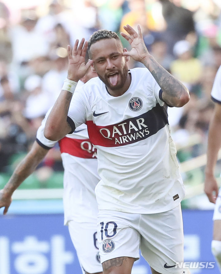 PSG 공격수 네이마르. /사진=뉴시스
