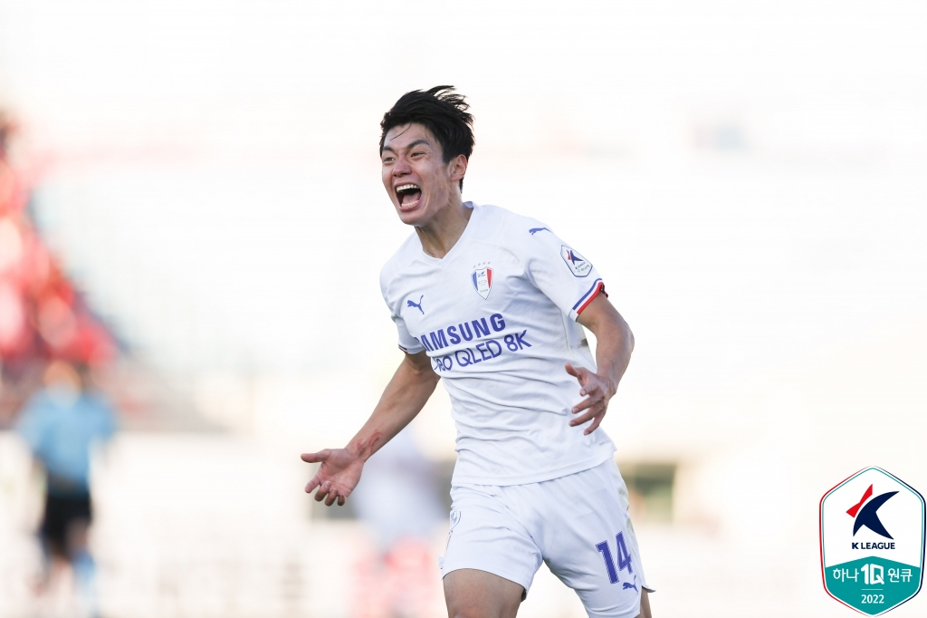 전진우. /사진=한국프로축구연맹