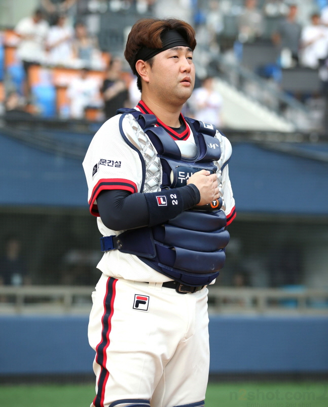 두산 포수 장승현. /사진=두산 베어스