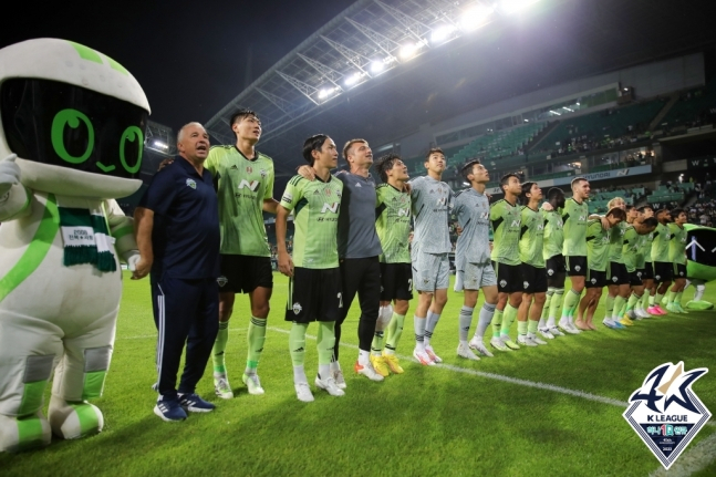 전북 현대 선수들. /사진=대한축구협회