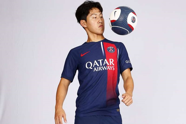 이강인. /사진=PSG 공식 SNS