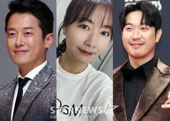 최필립(왼쪽), 김미려, 하하/사진=스타뉴스, 하하