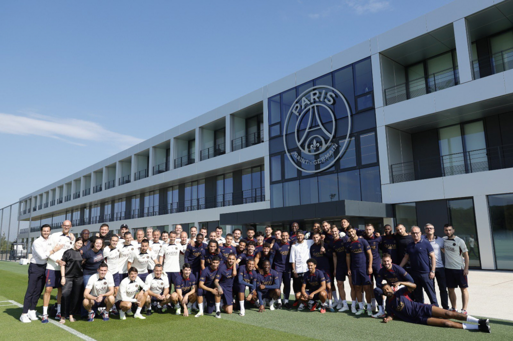 PSG 선수들. /사진=PSG 공식 SNS