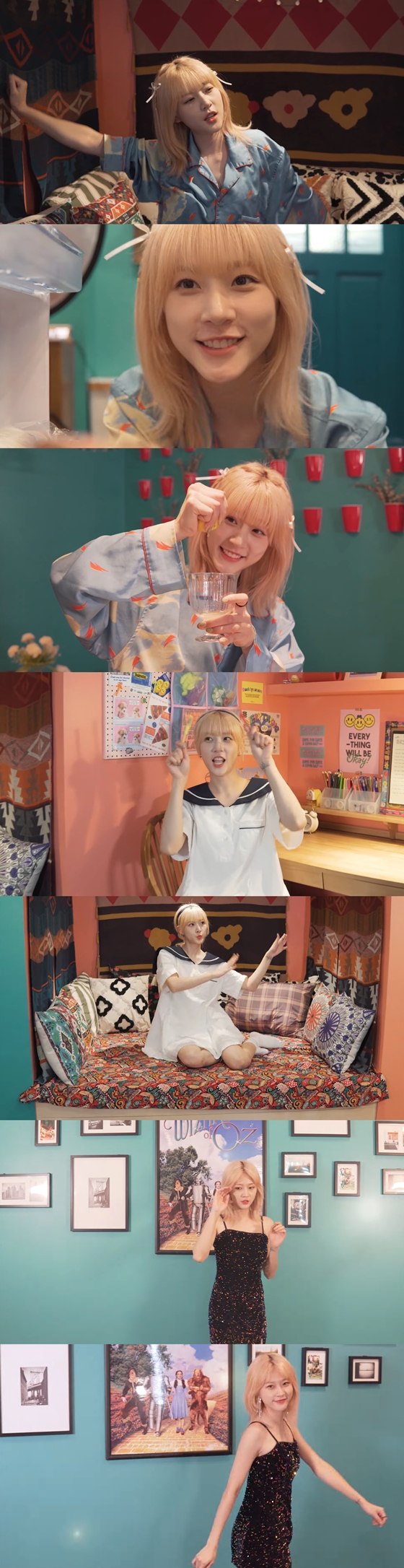 'Bittersweet' 뮤직비디오에 출연한 김새론./사진=OGAM 엔터테인먼트 공식 유튜브에 게재된 'Bittersweet' 뮤직비디오 캡처
