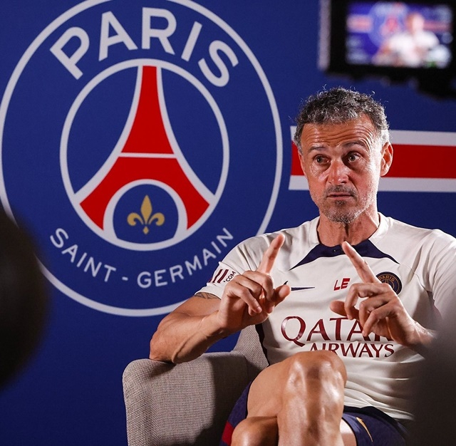루이스 엔리케 PSG 감독. /사진=PSG SNS