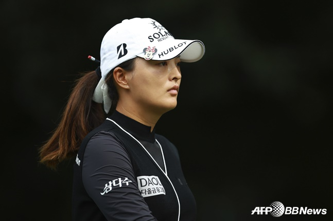 고진영이 26일 LPGA 투어 CPKC 오픈 2라운드를 치르고 있다. /AFPBBNews=뉴스1