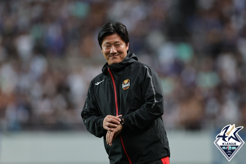 김진규 FC서울 감독 대행. /사진=한국프로축구연맹