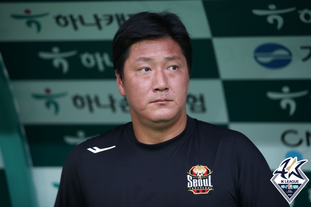 김진규 FC서울 감독 대행. /사진=한국프로축구연맹