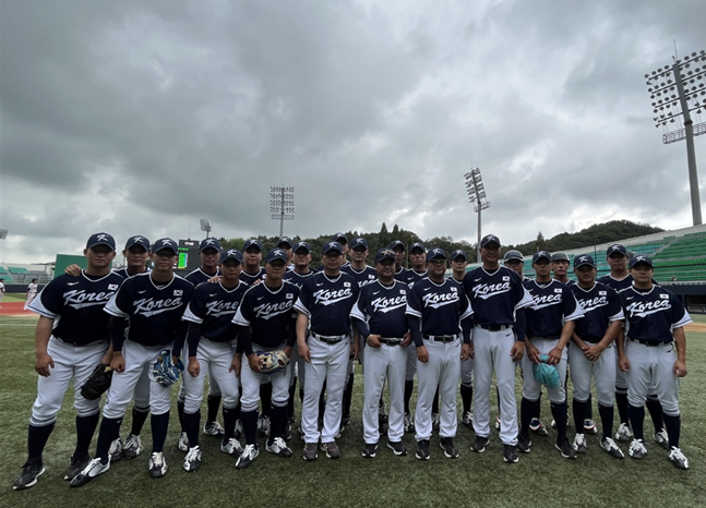 U-18 야구 국가대표 선수단. /사진=대한야구소프트볼협회
