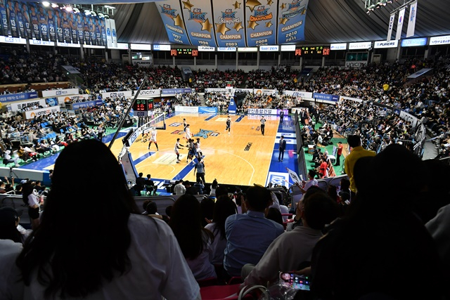전주실내체육관에서 열린 KCC 경기. /사진=KBL 제공
