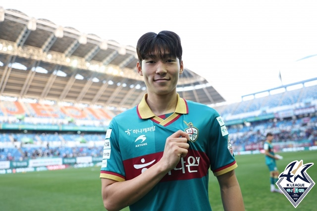 배준호. /사진=한국프로축구연맹 제공