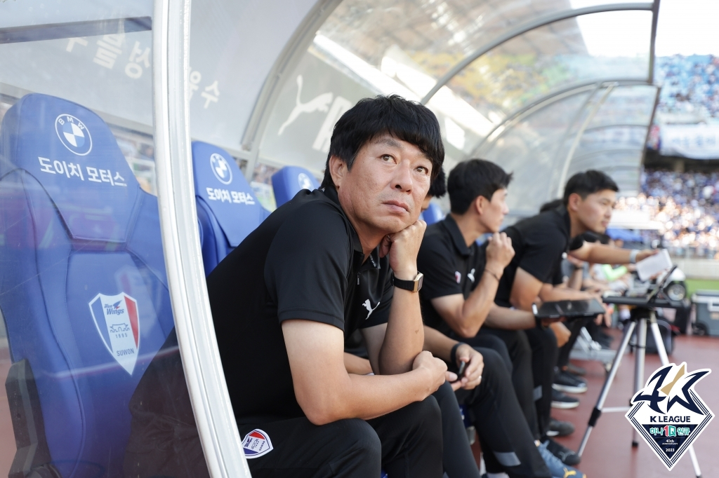 김병수 수원 삼성 감독. /사진=한국프로축구연맹