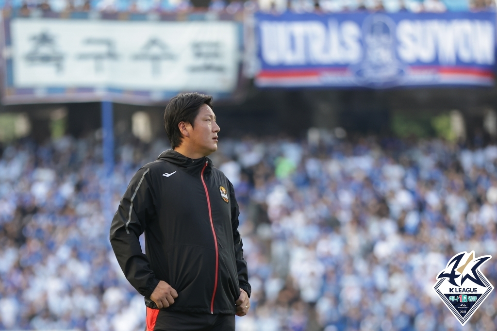 김진규 FC서울 감독 대행. /사진=한국프로축구연맹