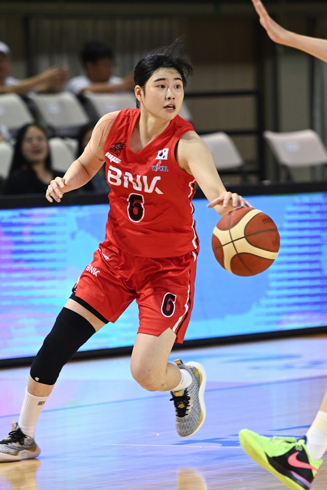 BNK 스타 이소희. /사진=WKBL 제공