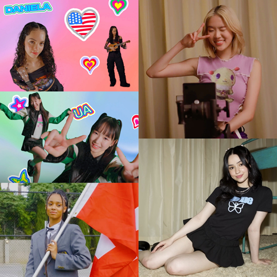/사진=오른쪽 상단부터 시계방향으로 칼리(미국), 렉시(스웨덴), 마농(스위스), 우아(일본), 다니엘라(미국)