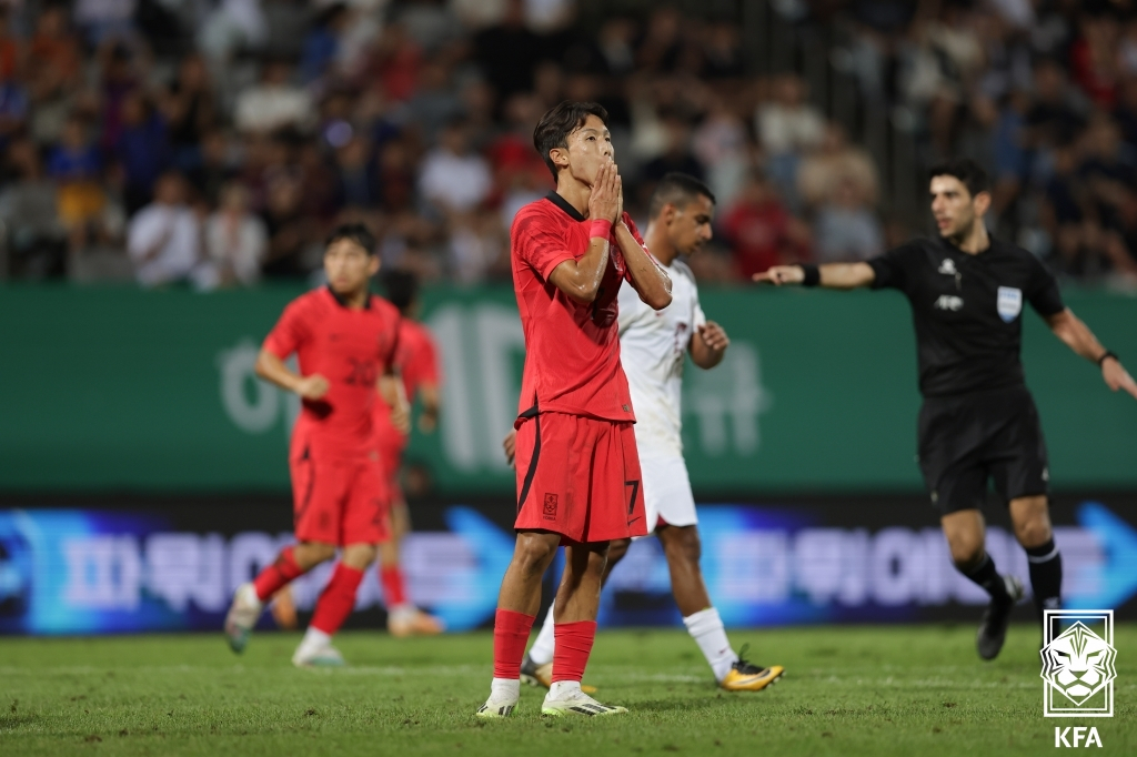 엄지성. /사진=KFA