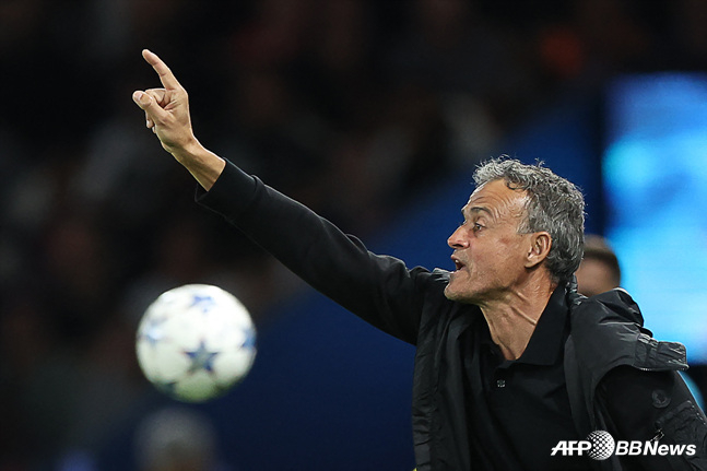 루이스 엔리케 PSG 감독. /AFPBBNews=뉴스1