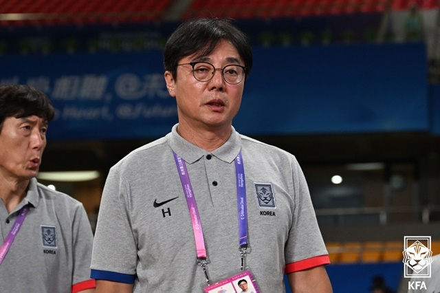 황선홍 아시안게임 대표팀 감독. /사진=대한축구협회 제공