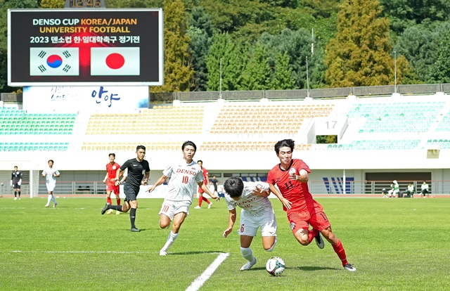 제22회 덴소컵 대학축구 정기전. /사진=제노그룹 코리아 제공