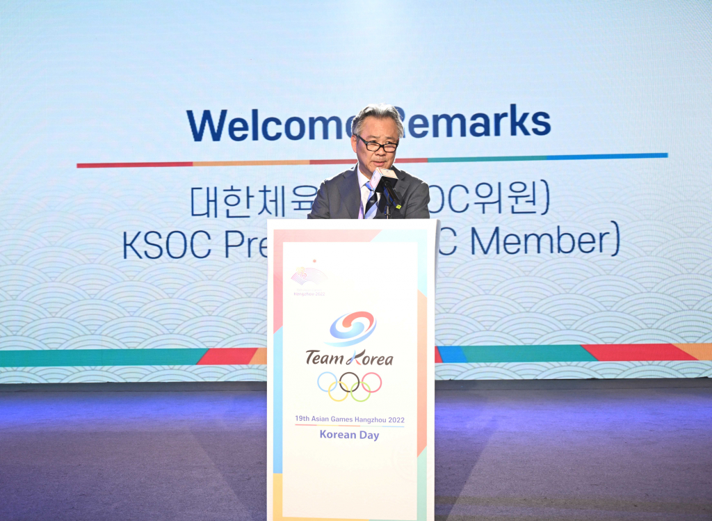 이기흥 대한체육회장. /사진=대한체육회 제공
