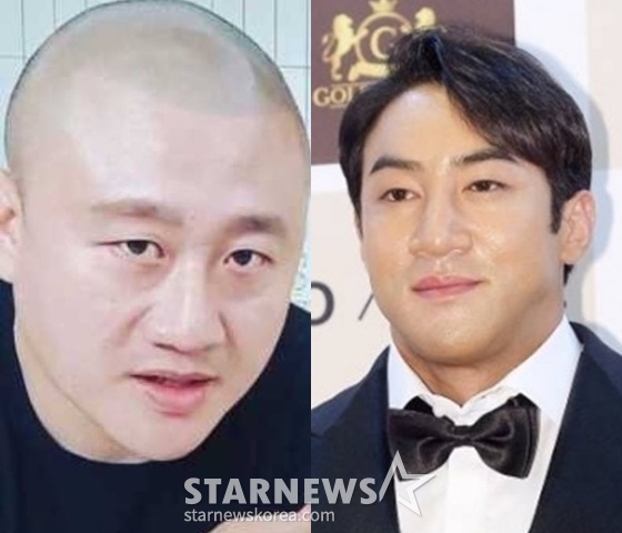 코미디언 임성훈, 헬스 트레이너 황철순 /사진=임성훈 라이브 방송, 스타뉴스