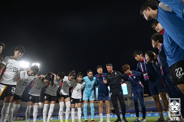 여자축구 대표팀. /사진=대한축구협회 제공