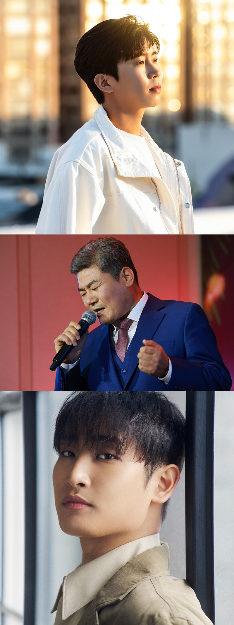 (위부터) 임영웅 진성 박재정 /사진제공=물고기컴퍼니, 토탈셋, 로맨틱팩토리