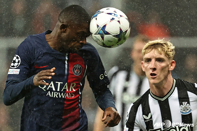 PSG-뉴캐슬 경기. /AFPBBNews=뉴스1