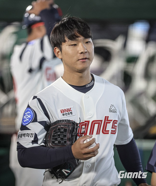 우강훈. /사진=롯데 자이언츠