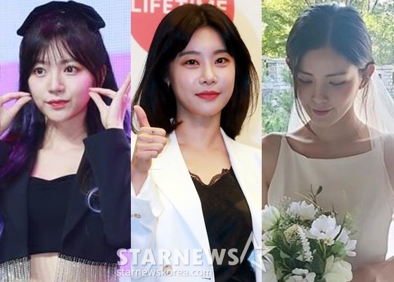 (왼쪽부터) 해인, 소진, 베이지 /사진=스타뉴스, 인스타그램