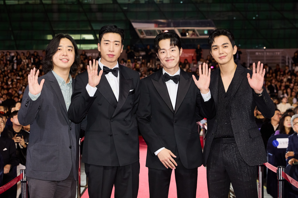 이정곤 감독, 유수빈, 김동휘, 유승호 / 사진=부산국제영화제