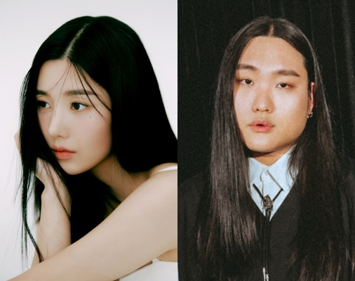 권은비와 폴 블랑코(오른쪽)