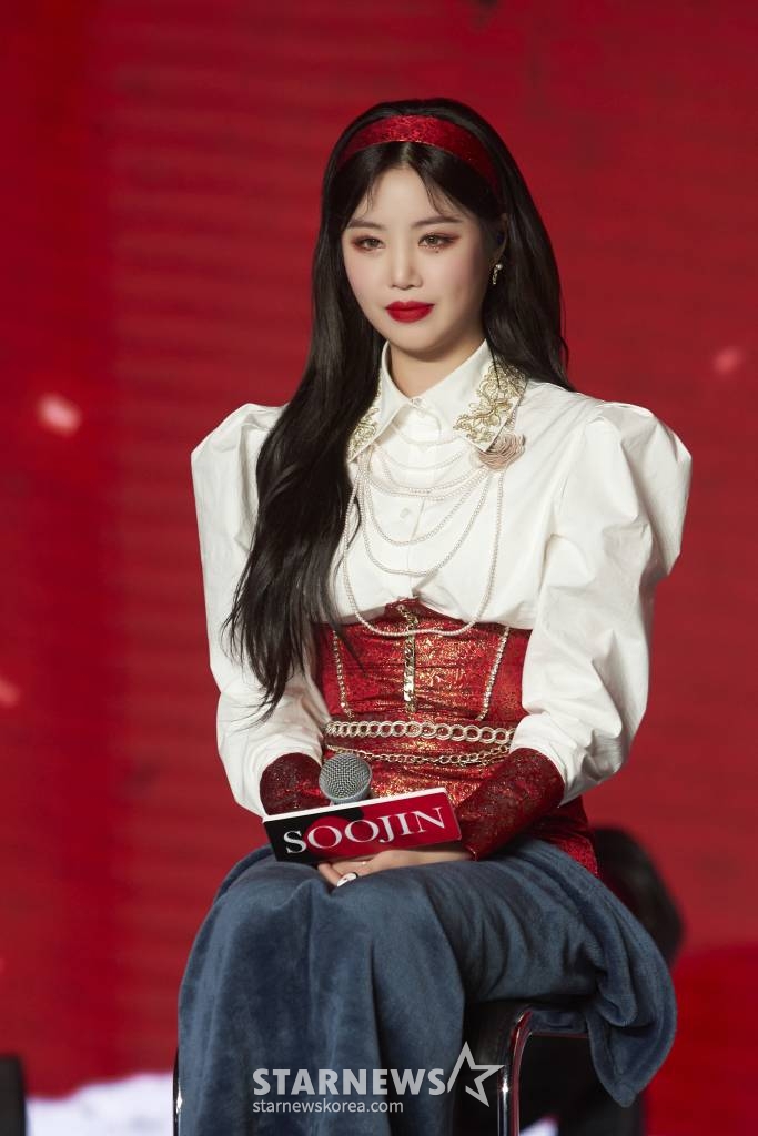 걸그룹 (여자)아이들 수진 /사진제공= 큐브엔터테인먼트 /사진=이동훈 기자 photoguy@