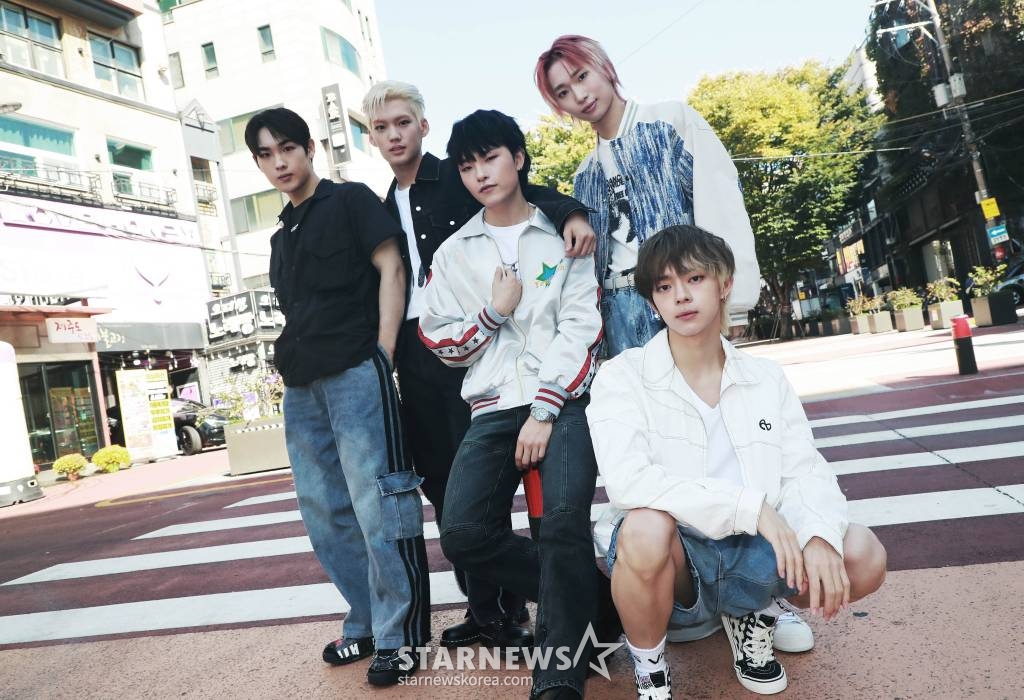 그룹 슈퍼카인드 대이먼, 건, 유진, 시오, JDV /사진=이동훈 기자 photoguy@