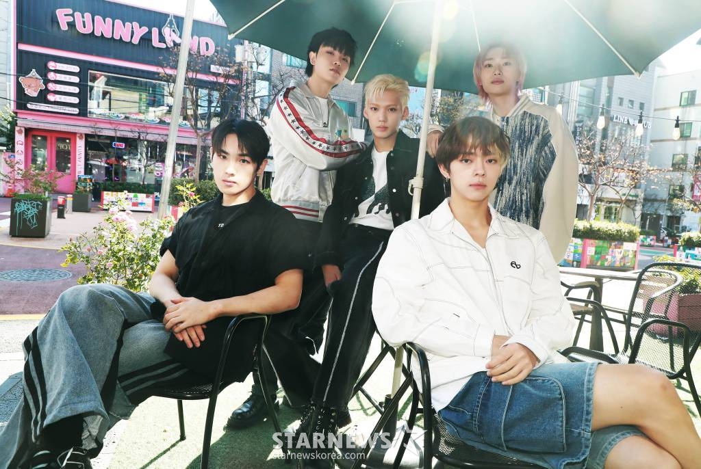 그룹 슈퍼카인드 대이먼, 건, 유진, 시오, JDV /사진=이동훈 기자 photoguy@