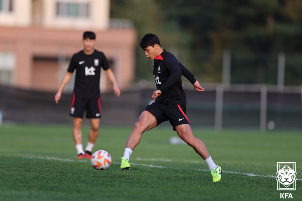 황희찬. /사진=대한축구협회 제공
