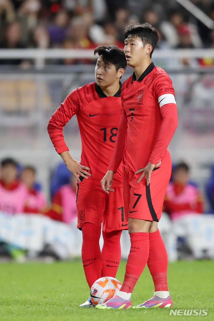 이강인(왼쪽)과 손흥민. /사진=뉴시스