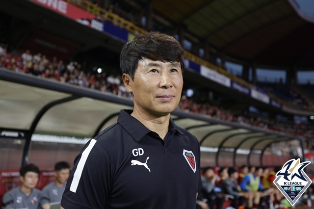 김기동 감독. /사진=한국프로축구연맹 제공