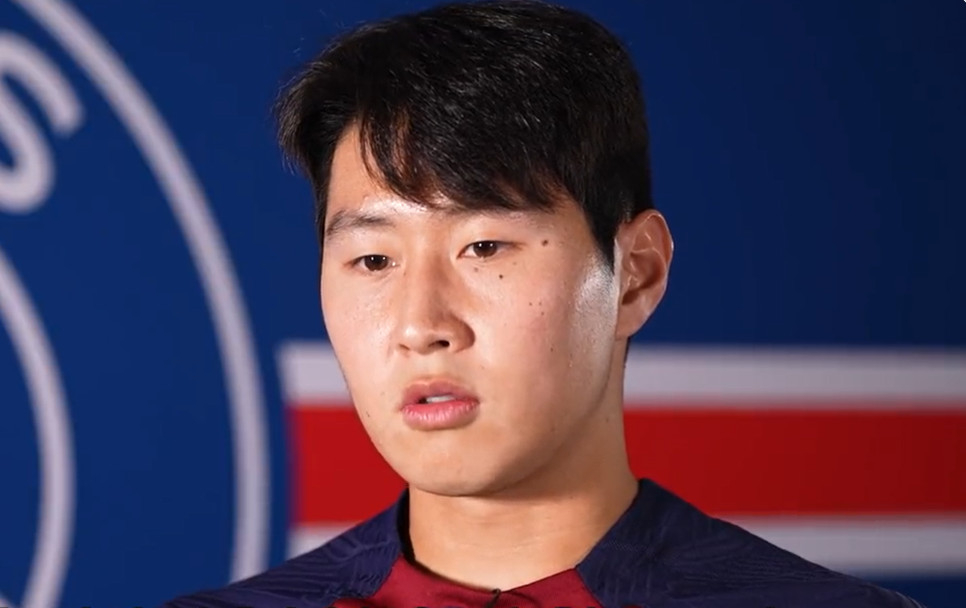 PSG 공격수 이강인. /사진=PSG 공식 SNS 영상 갈무리