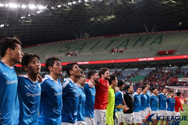 포항 스틸러스 선수들. /사진=한국프로축구연맹 제공