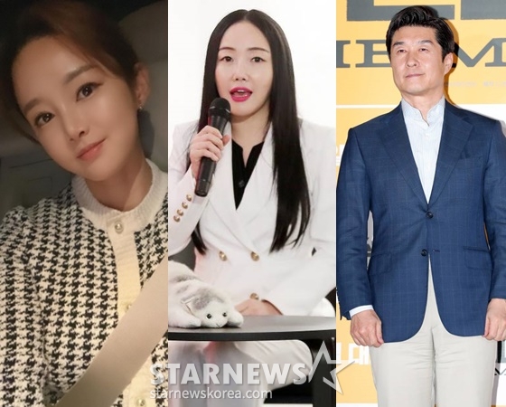 남현희(왼쪽부터), 낸시랭, 김상중/사진=남현희, 스타뉴스