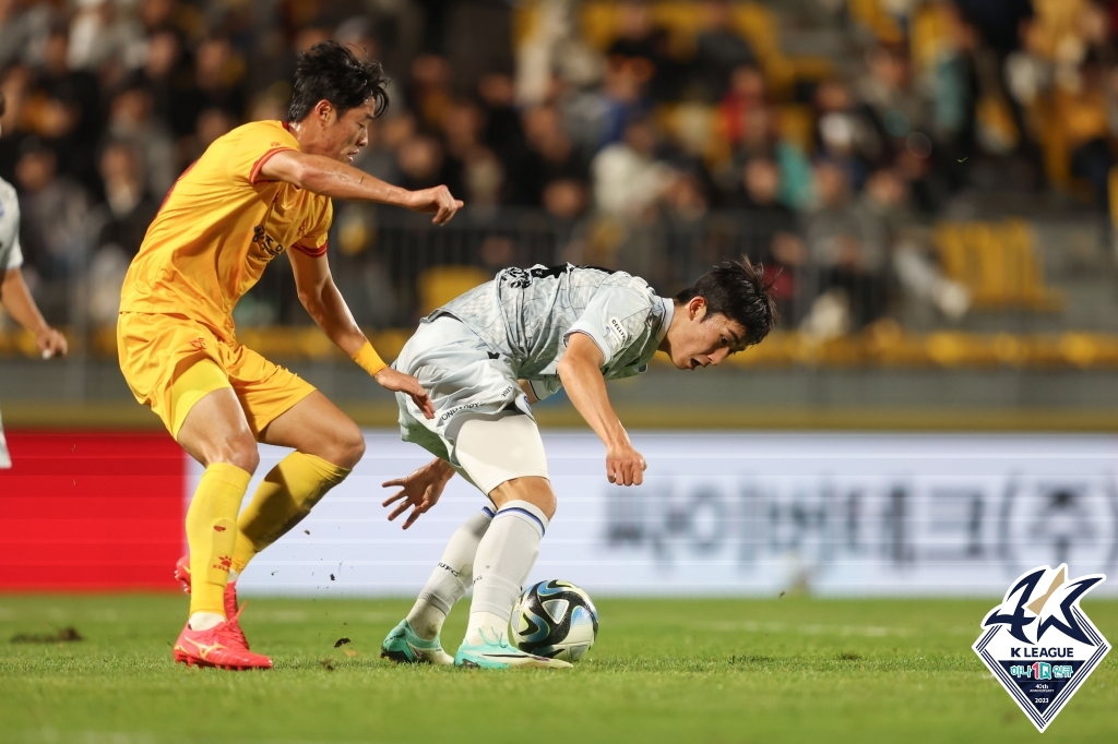 이건희(왼쪽)와 김건희. /사진=한국프로축구연맹