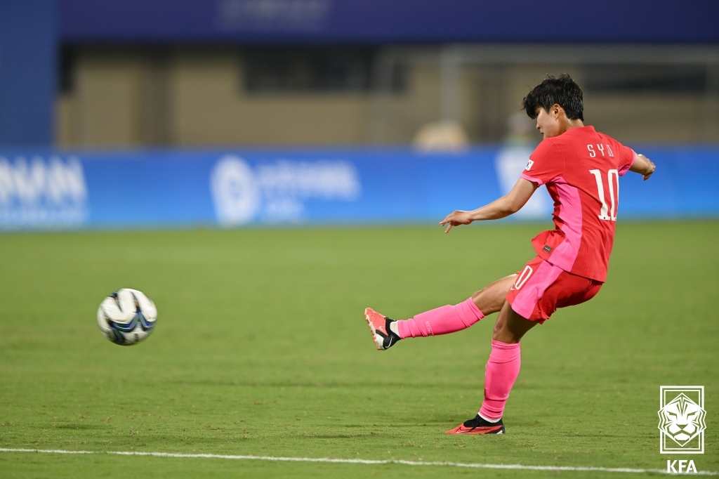 지소연. /사진=대한축구협회