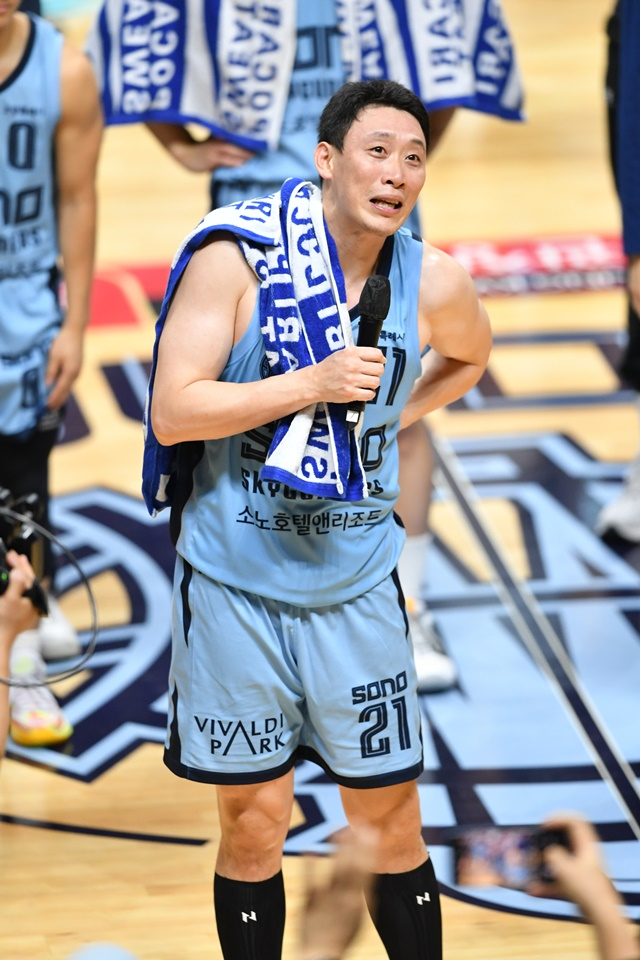 주장 김강선. /사진=KBL 제공