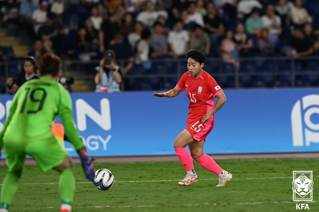 천가람(오른쪽). /사진=대한축구협회 제공